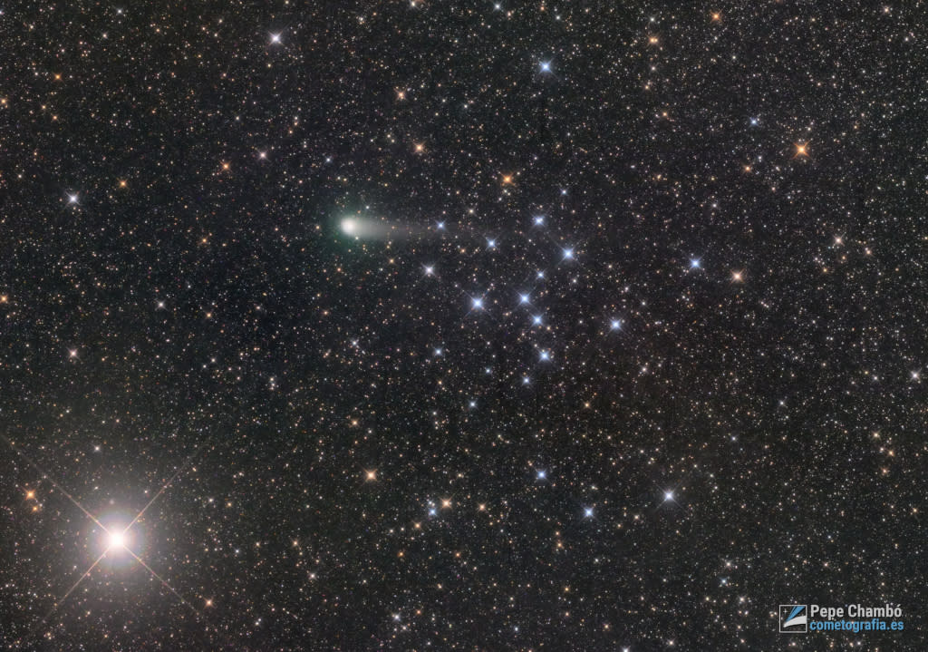 The comet, pictured by an amateur astronomer this year (APOD/NASA) 