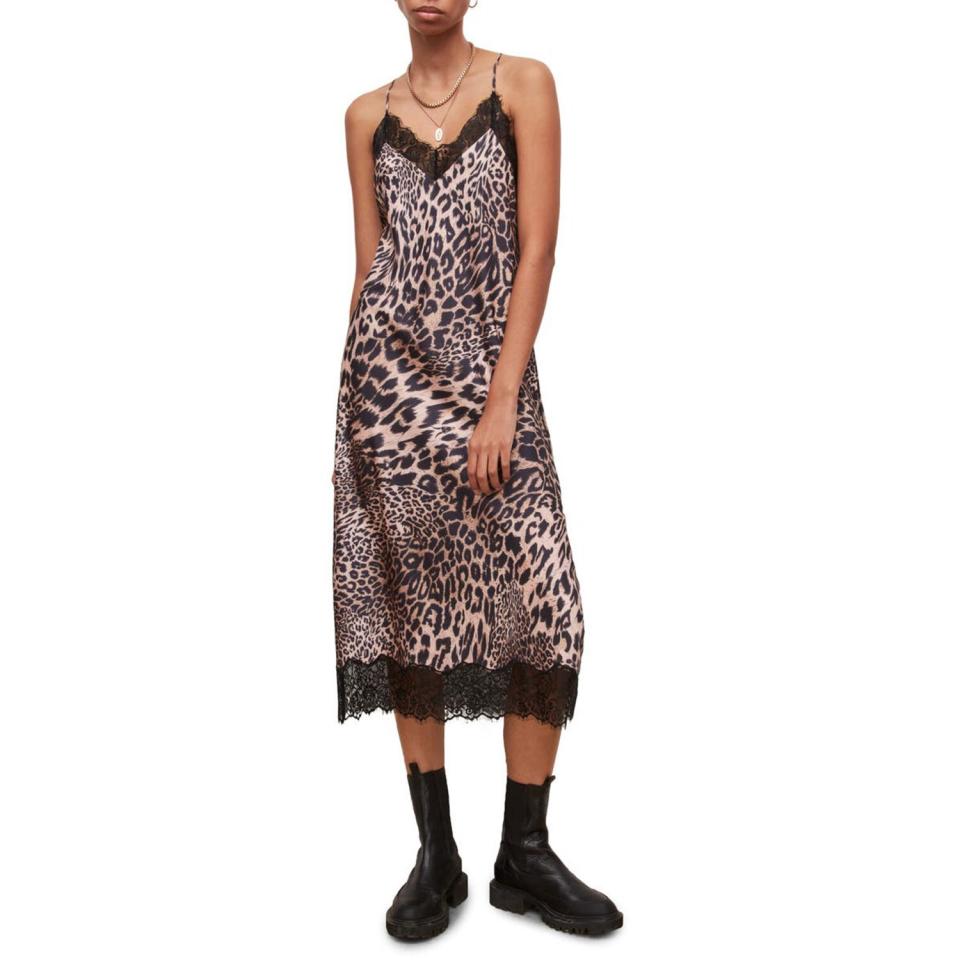 Mindy Kaling Leopard Print Dress