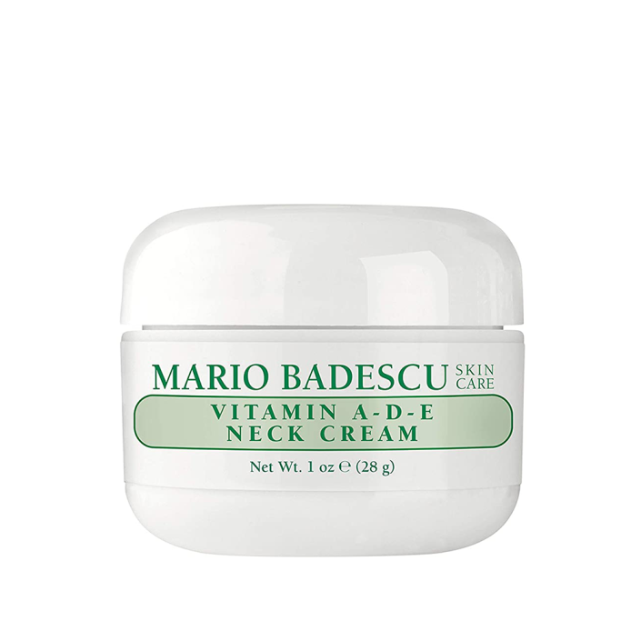 <p><strong>Mario Badescu</strong></p><p>Amazon</p><p><strong>$20.00</strong></p><p><a href="https://www.amazon.com/dp/B001DYFGGU?tag=syn-yahoo-20&ascsubtag=%5Bartid%7C10051.g.21765364%5Bsrc%7Cyahoo-us" rel="nofollow noopener" target="_blank" data-ylk="slk:Shop Now" class="link ">Shop Now</a></p><p>The skin on the neck is very delicate, so sometimes using any ordinary cream can be counterproductive to the nourishing and anti-aging effect desired. Utilizing Vitamin A, D, and E the Mario Badescu cream is thick, but absorbs quickly and works on even the most sensitive skin. This reviewer knows that firsthand and said, "This is awesome! I had a rash on my neck for MONTHS because I couldn't find a moisturizing product that didn't irritate my super sensitive skin, but this cleared it up in two weeks! I LOVE it".</p>