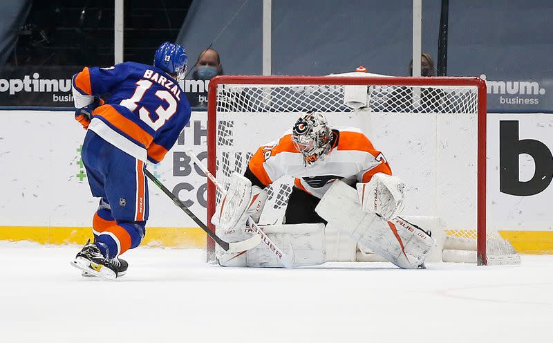 NHL: Philadelphia Flyers at New York Islanders