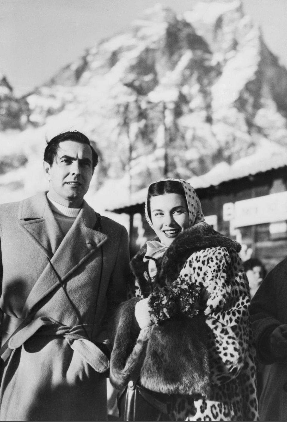 1949: Tyrone Power and Linda Christian