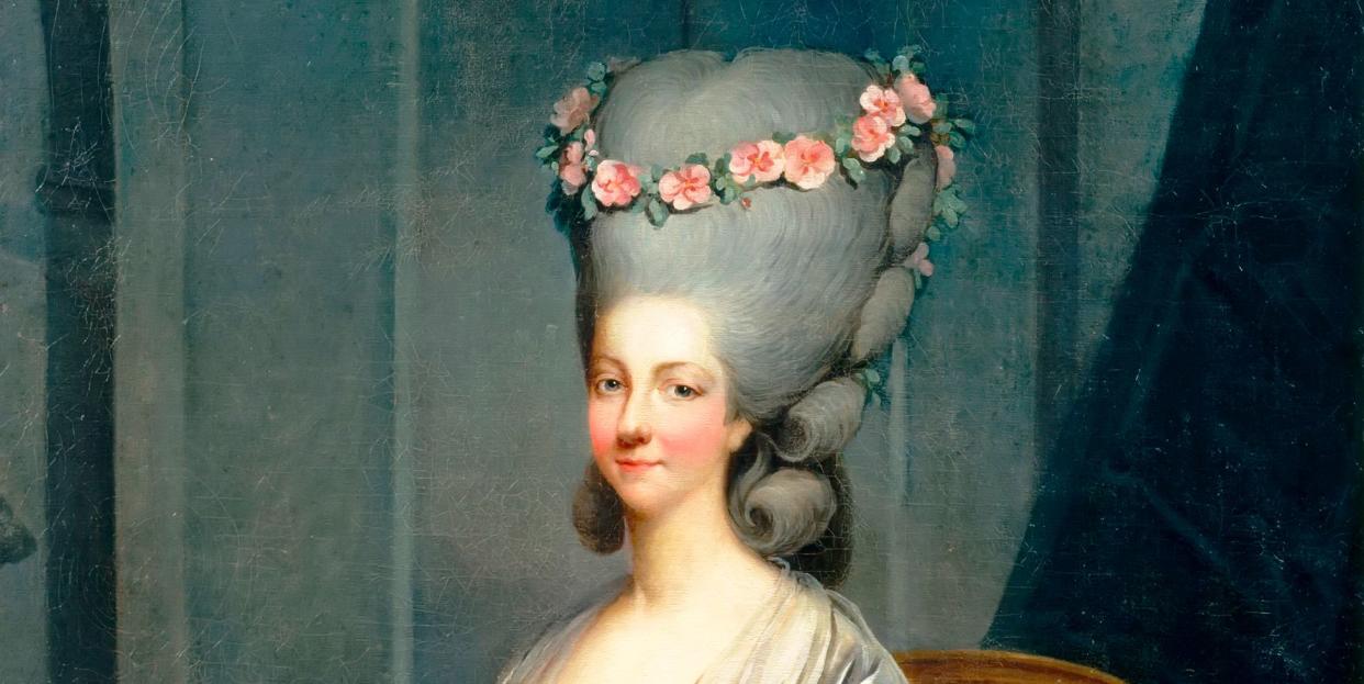 portrait of marie louise of savoy 1749 1792, princess of lamballe found in the collection of musée de lhistoire de france, château de versailles photo by fine art imagesheritage imagesgetty images