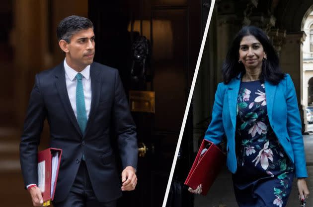 Rishi Sunak brought Suella Braverman back into the Cabinet in a bid to unify the warring factions of the Tory party. (Photo: Getty Images)