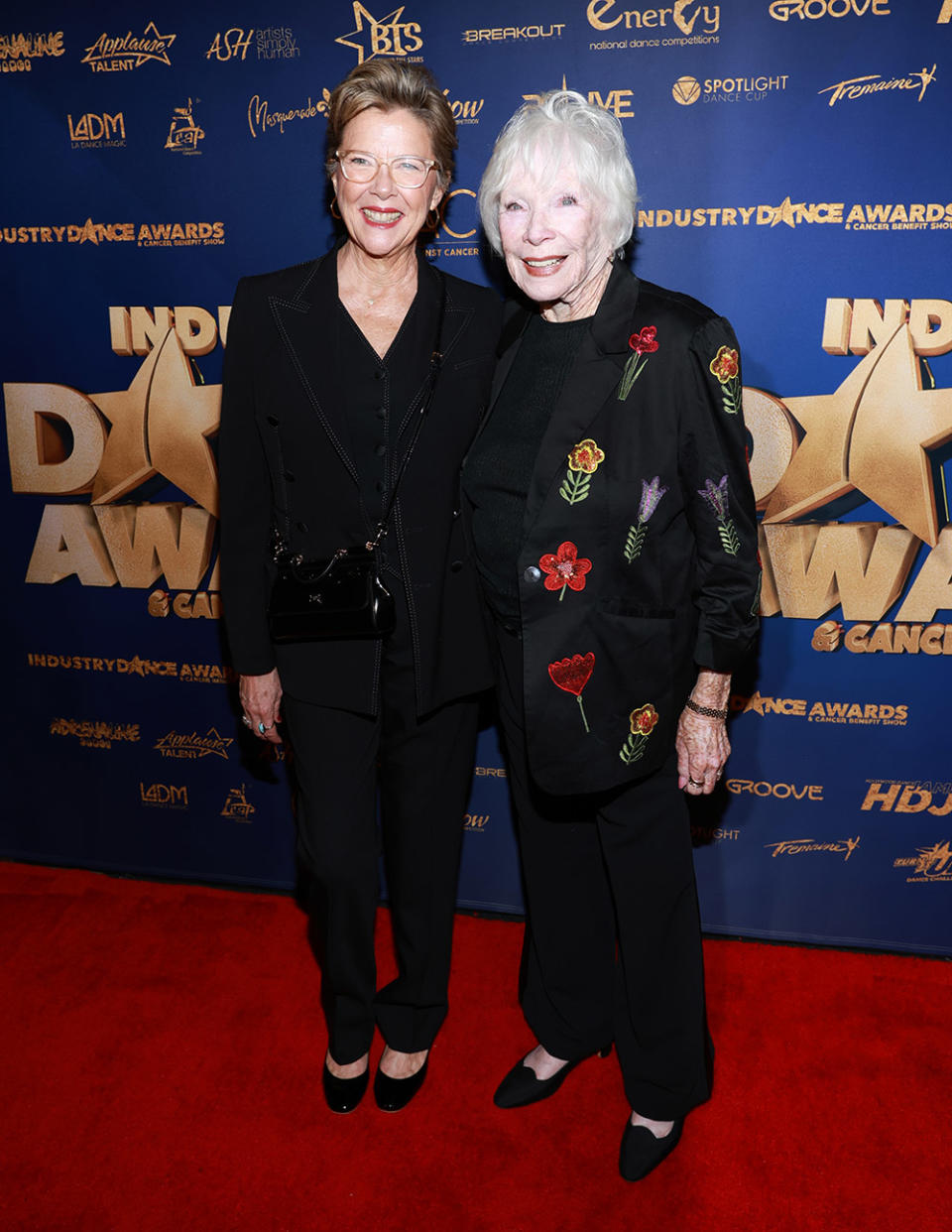 Annette Bening and Shirley Maclaine attend the 2023 Industry Dance Award