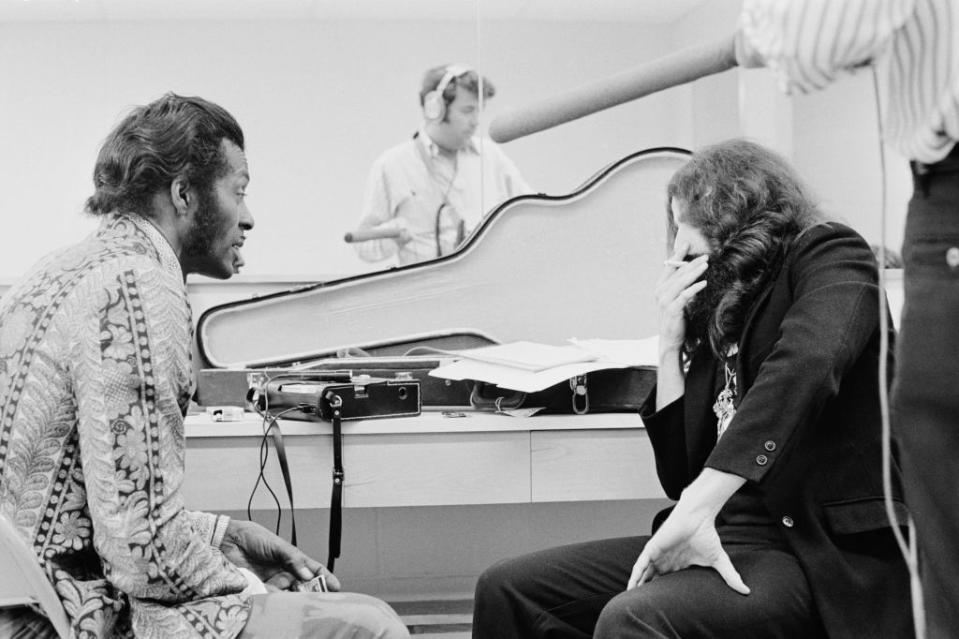 Photos of Musicians Backstage in the '70s