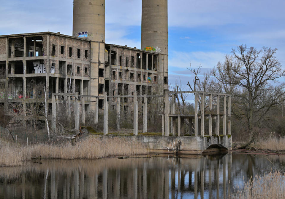 An abandoned power plant