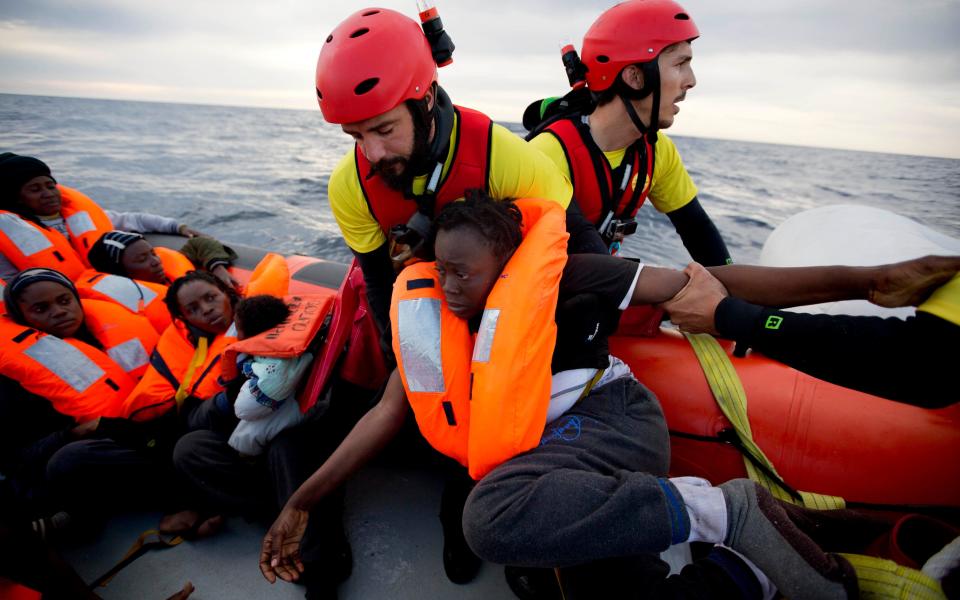 Bodies of more than 70 African migrants wash up on coast of Libya