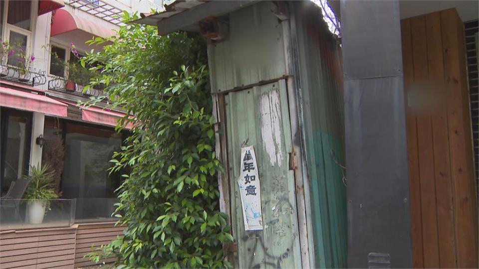 奇觀！天母「紙片屋」僅60公分　擁黃金地段門牌　開門後無一物