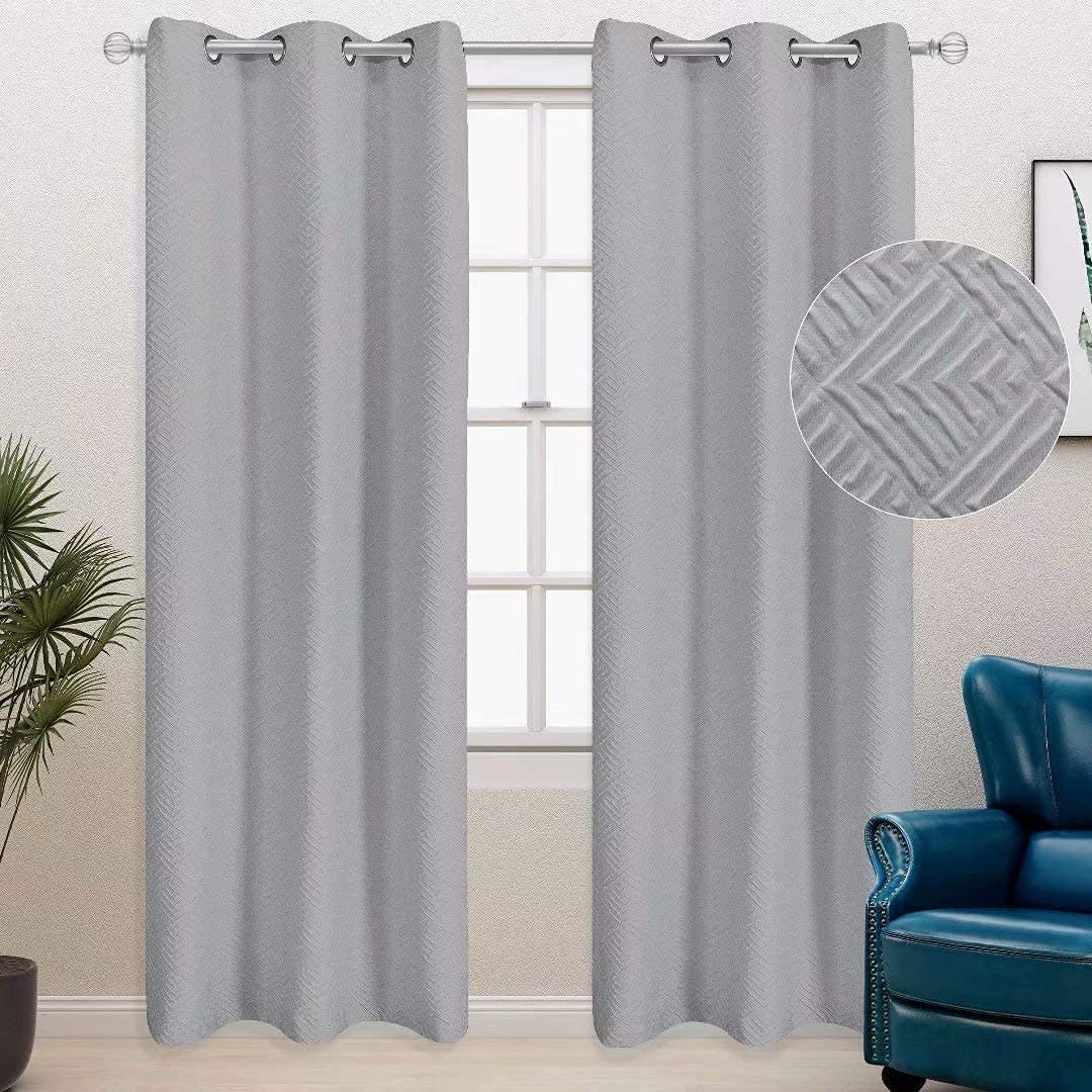 These curtains have a subtle pattern, too. (Photo: Amazon)