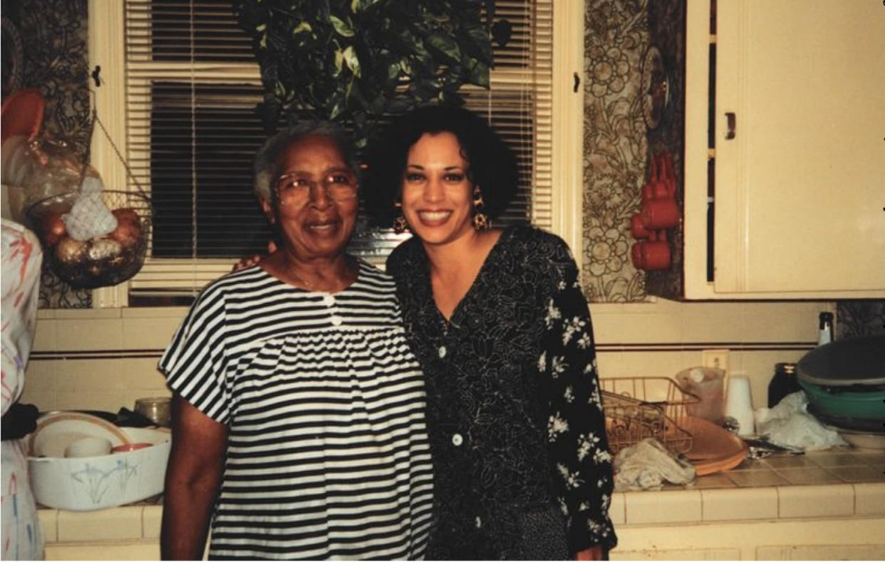 Regina Shelton and Kamala Harris. (Courtesy of Kamala Harris)