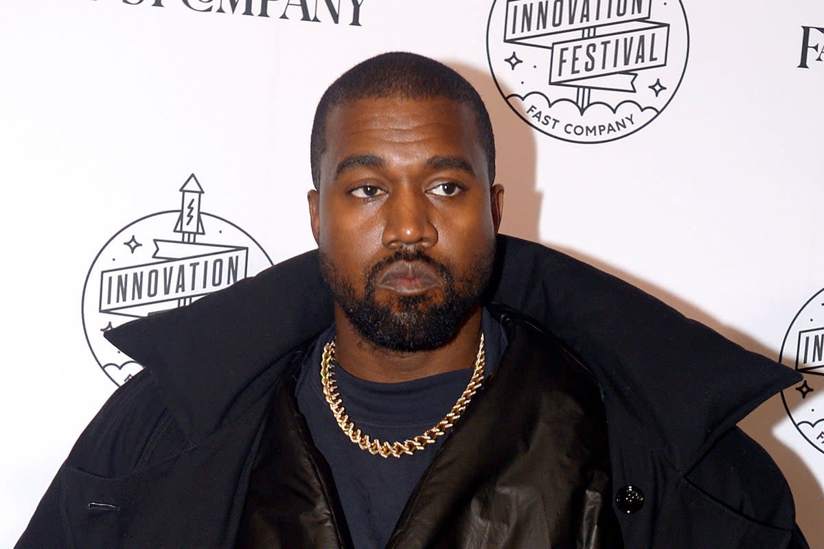 Kanye West has done a U-turn and deleted his bizarre social media post mocking Kim Kardashian and Pete Davidson’s split  (Getty Images for Fast Company)