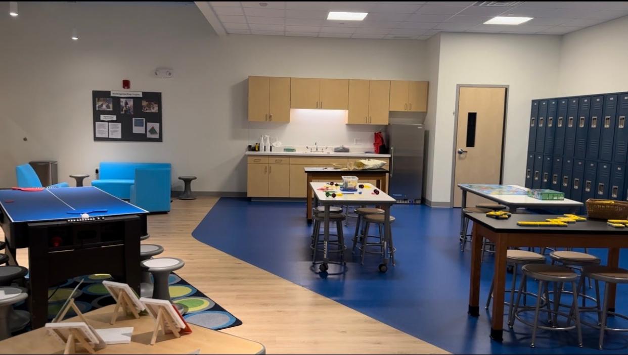 Inside view of the School Age Room at Johnson City's new UHS Child Care Center. Summer camps and day camps will be offered to school age children during the summer, spring and winter breaks.