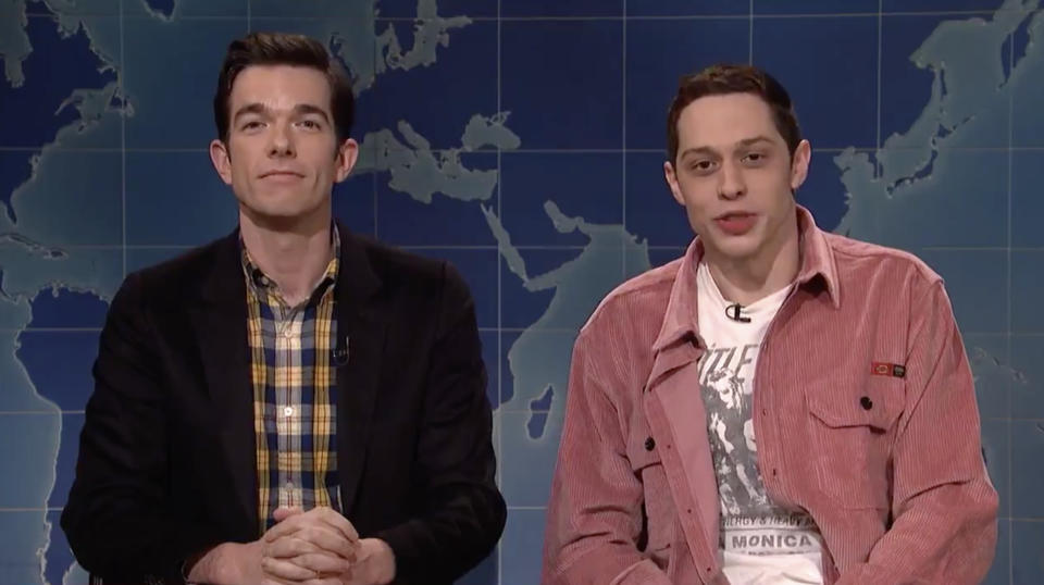 Pete Davidson appeared to be back in fine form on "Saturday Night Live,"