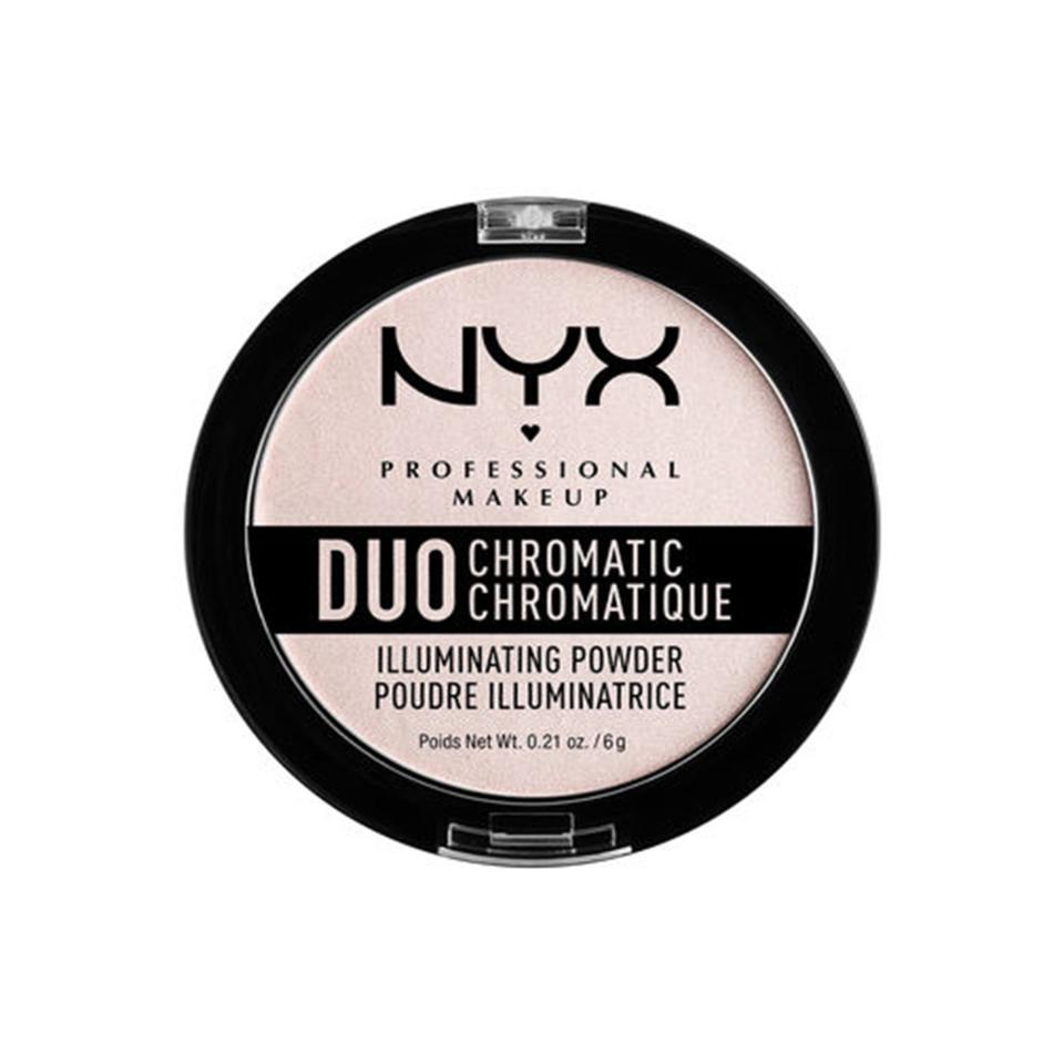 NYX Duo Chromatic Illuminating Powder in Snow Rose