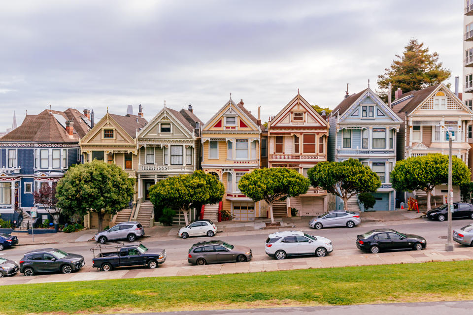 Casas en San Francisco, California. Foto: Getty Images