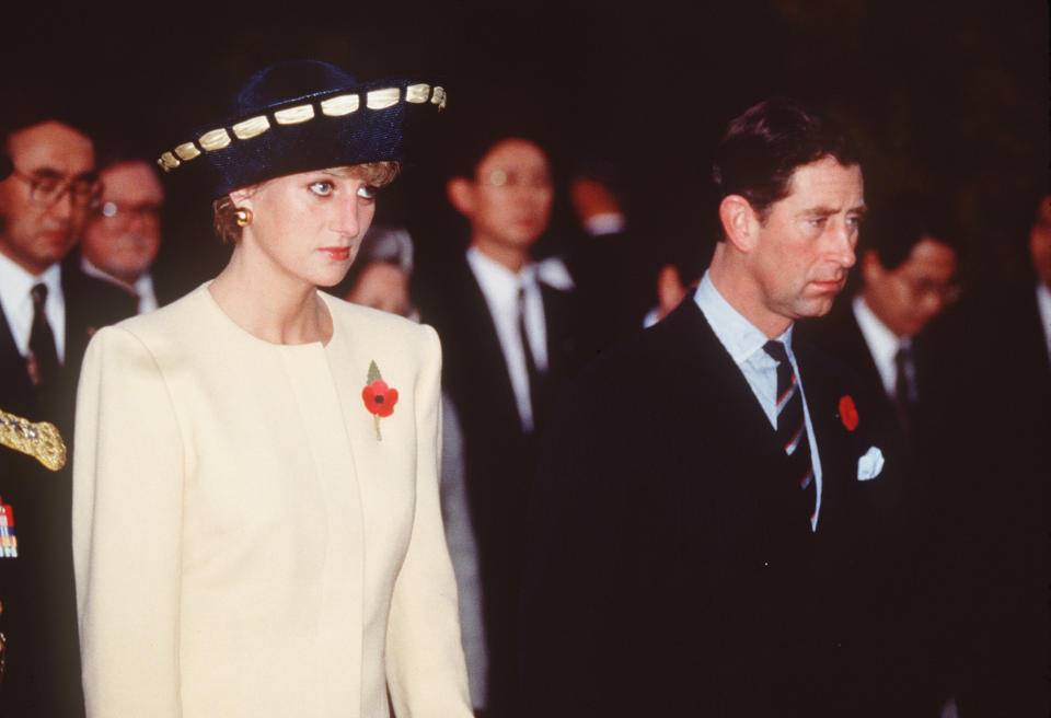 Princess Diana and Prince Charles on their last trip together as a married couple, in South Korea, November 1992, which saw them labelled ‘The Glums’ by the press. [Photo: Getty]