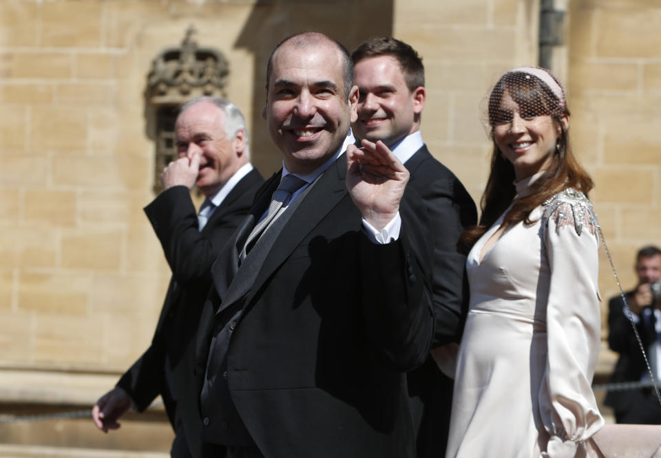 Suits actor Rick Hoffman at Meghan and Harry royal wedding