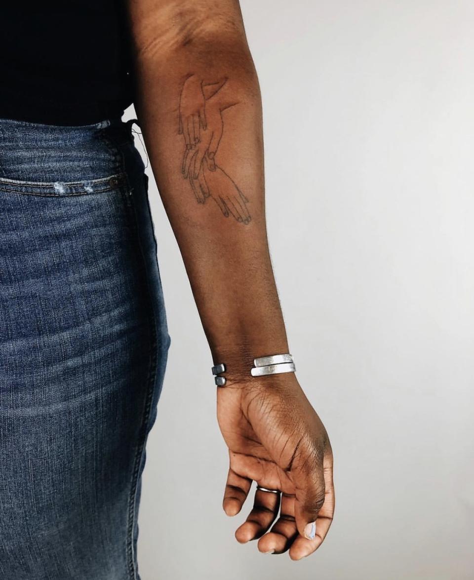 <h1 class="title">How Stick and Poke Tattoo Artist Kelli Kikcio Provides a Space of Healing for Her Clients</h1><cite class="credit">Courtesy Kelli Kikcio</cite>