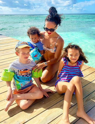 <p>Chelsea Flynn/Instagram</p> Chelsea Flynn with her three kids