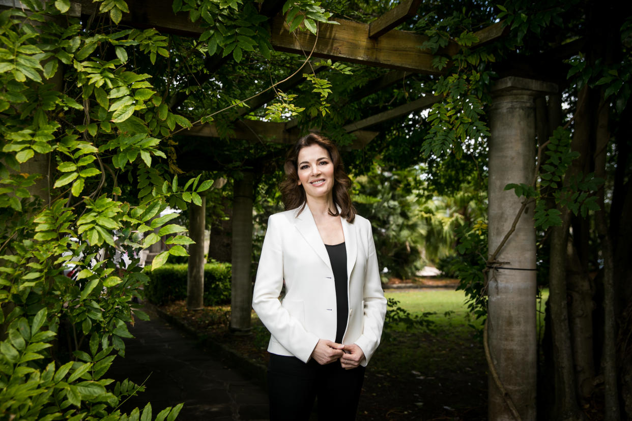 Nigella Lawson says she likes to 'live in the moment' as she gets older. (Getty Images)