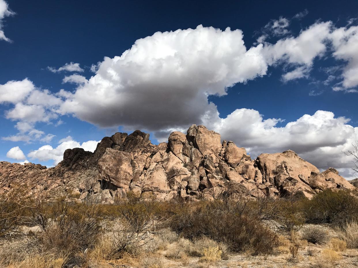 Hueco Tanks State Park & Historic Site offers visitors scenic sights and glimpses into the history of the Borderland, with pictographs from the various cultures that have inhabited the region through the centuries. It is less than an hour’s drive from El Paso at 6900 Hueco Tanks Road, No. 1, in east El Paso County.