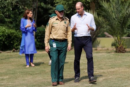 Britain's Prince William and Catherine, Duchess of Cambridge, visit Pakistan