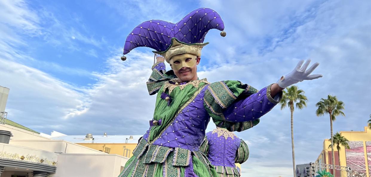 It's Mardi Gras at Universal Orlando Resort and there's plenty of things to do, see and eat at the colorful festival. (Photo: Terri Peters)