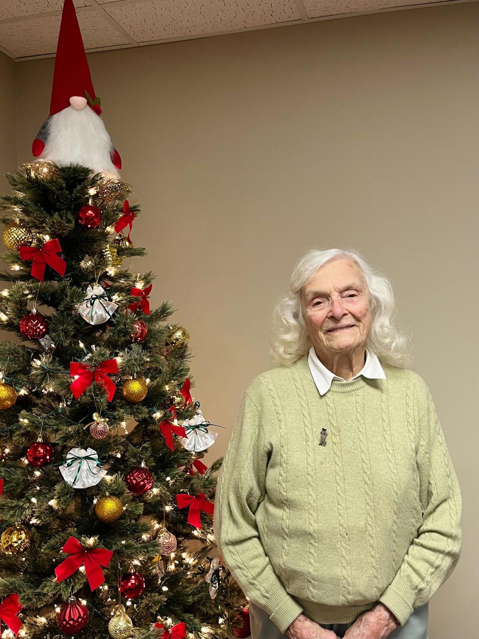 Nina Tenerani, who turned 100 on Dec. 17, 2023, is a native of Los Angeles who relocated to Rainbow City, and remains active as a volunteer and as a participant in senior activities.