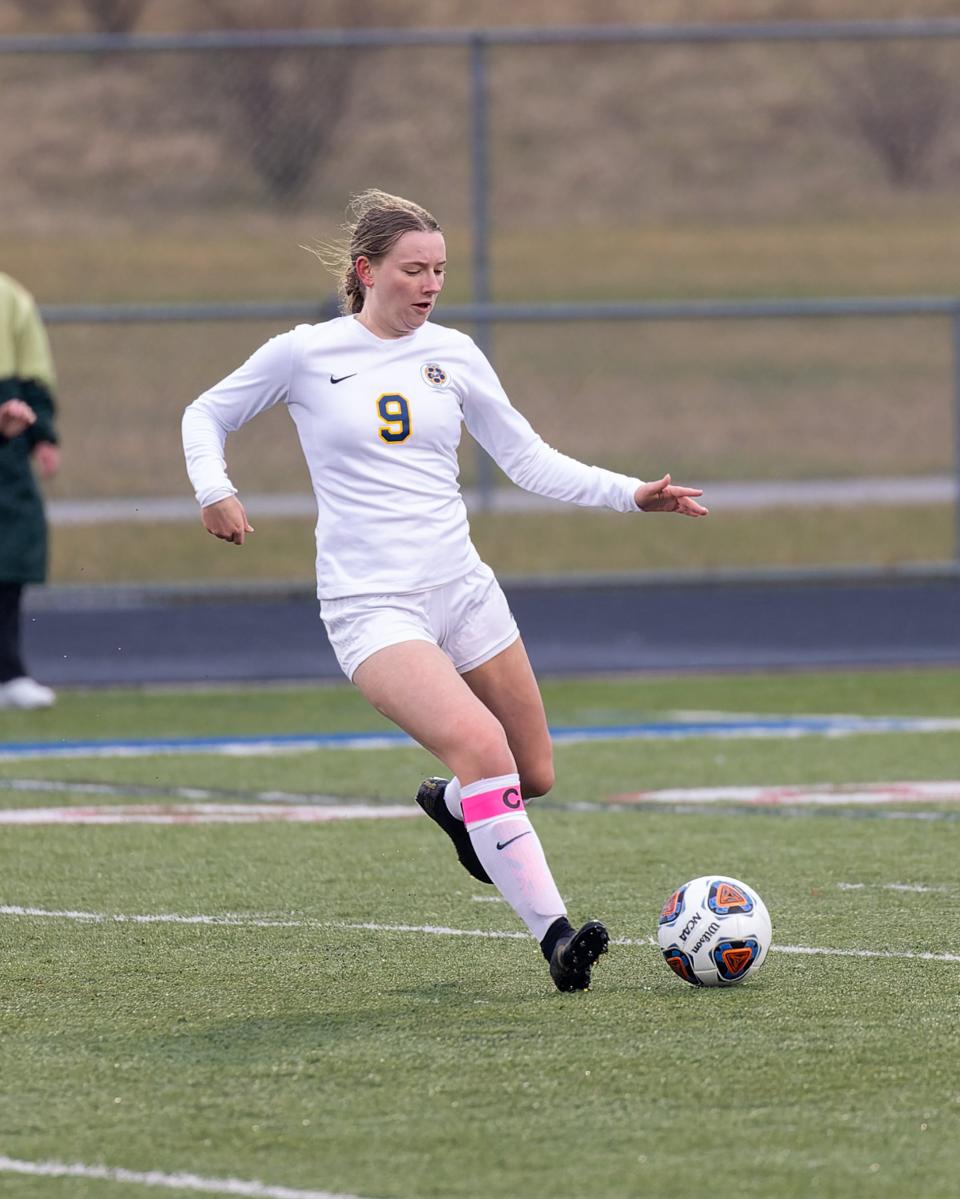 Katie Swirczek scored Hartland's only goal in a 1-0 victory over Northville on a penalty kick.