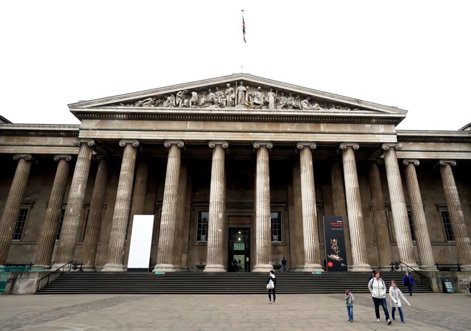 The British Museum said it will not remove controversial objects (PA)