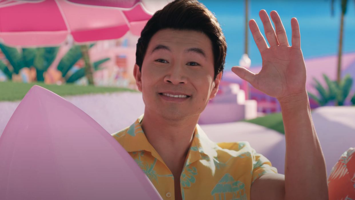  Simu Liu as Ken in Barbie teaser trailer. 