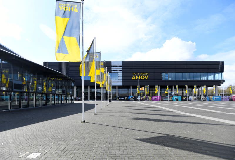 General view of the concert hall Ahoy in Rotterdam