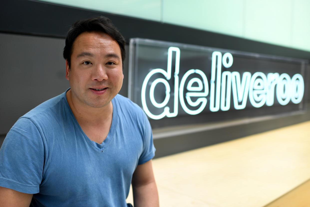 Founder and chief executive of Deliveroo Will Shu faced questions over the new share structure for the company (Parsons Media/Deliveroo/PA)