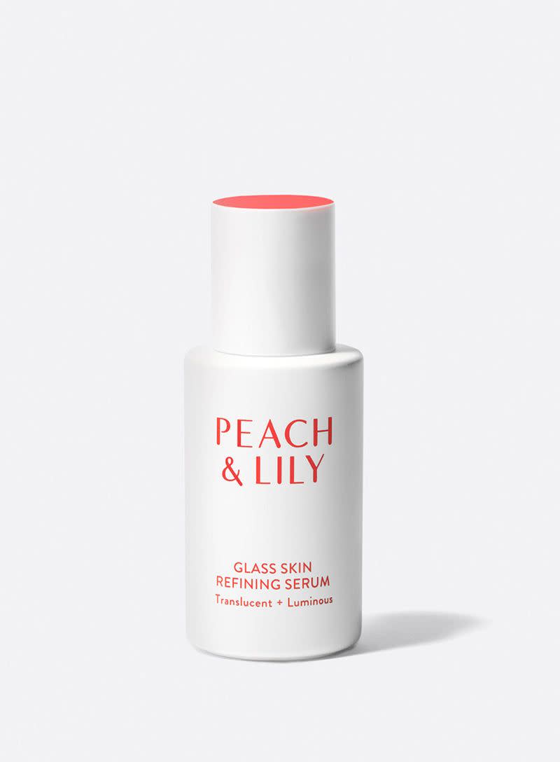 <p><a href="https://go.redirectingat.com?id=74968X1596630&url=https%3A%2F%2Fwww.peachandlily.com%2Fproducts%2Fglass-skin-refining-serum&sref=https%3A%2F%2F" rel="nofollow noopener" target="_blank" data-ylk="slk:Shop Now;elm:context_link;itc:0;sec:content-canvas" class="link rapid-noclick-resp">Shop Now</a></p><p>Glass Skin Refining Serum</p><p>peachandlily.com</p><p>$10.00</p>