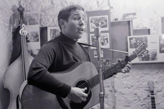 Paul Simon at the Jacquard Club, Mischief Tavern, Fye Bridge Street, Norwich, on August 24 1965. - Credit: Archant/MGM+