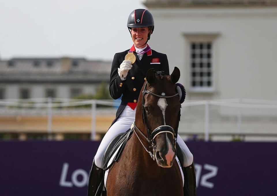 Dujardin won two gold medals at London 2012 riding Valegro (Getty)