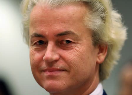 Dutch anti-Islam politician Geert Wilders appears in court in Amsterdam