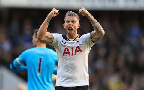 Toby Alderweireld celebrates - Credit: PA