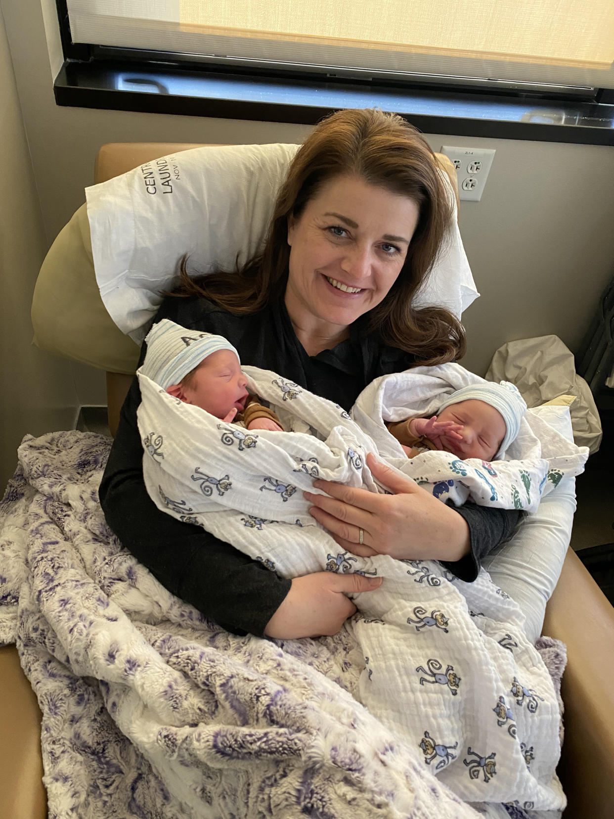 Mykelti Brown welcomes twins (Courtesy Mykelti Padron)