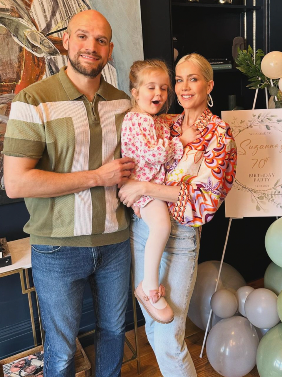 Kate Lawler has revealed she and her husband have been attending couple’s therapy sessions since the birth of their daughter Noa (Instagram @thekatelawler)