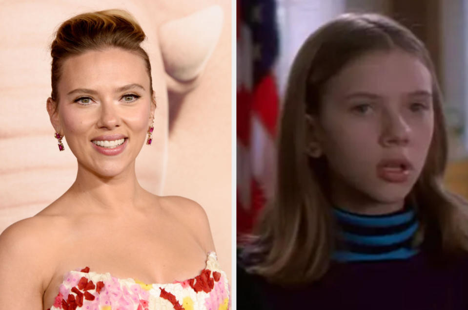 Scarlett Johansson now vs. when she appeared in "Home Alone 3."