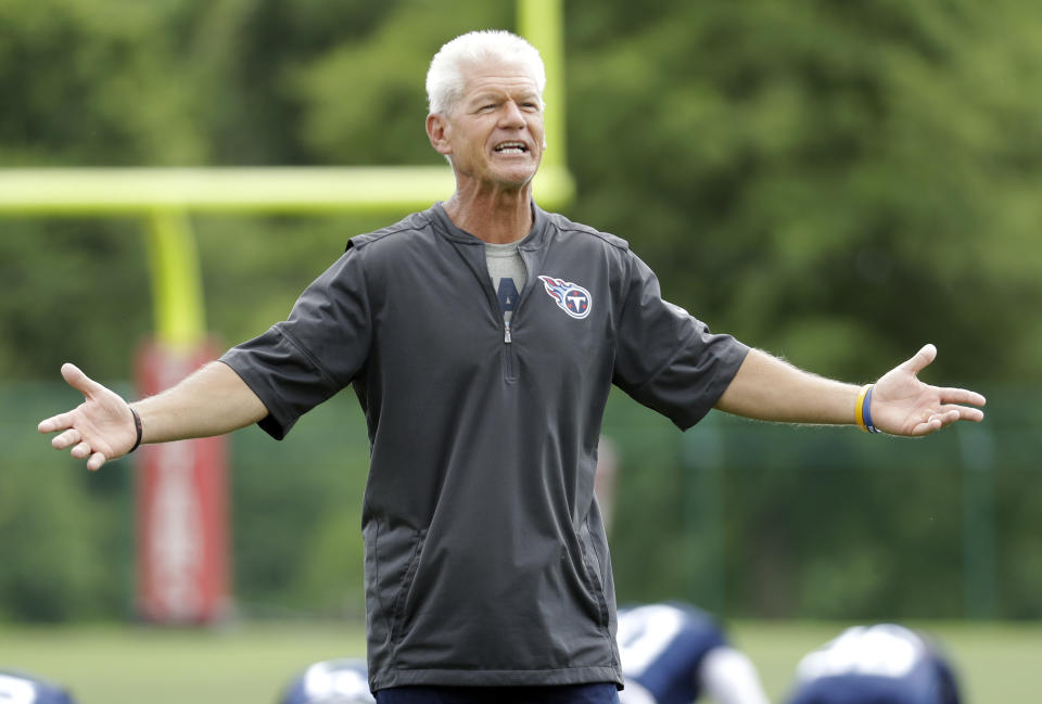 After two years with the Tennessee Titans, Kerry Coombs is returning to Ohio State — this time as defensive coordinator. (AP Photo/Mark Humphrey)