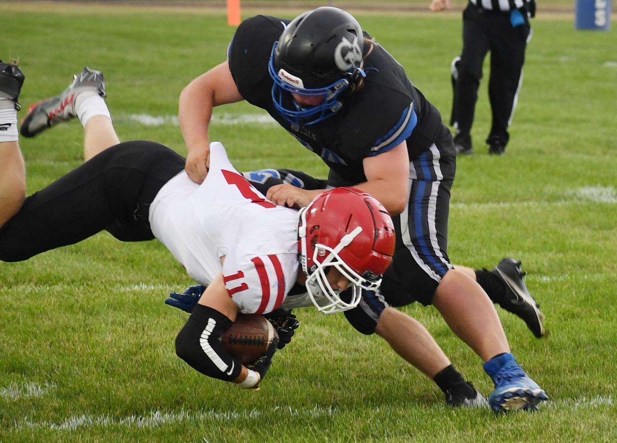 Trenton Beard had 81.5 tackles at linebacker for the Colo-NESCO football team in 2022.