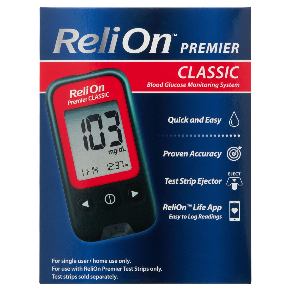 7) ReliOn Premier CLASSIC Blood Glucose Monitoring System
