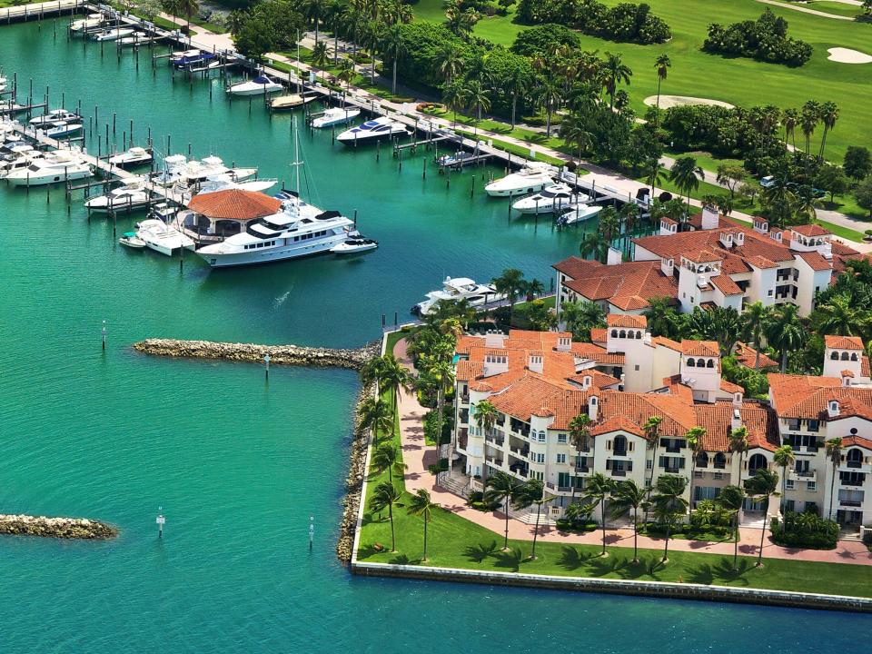 Fisher Island aerials