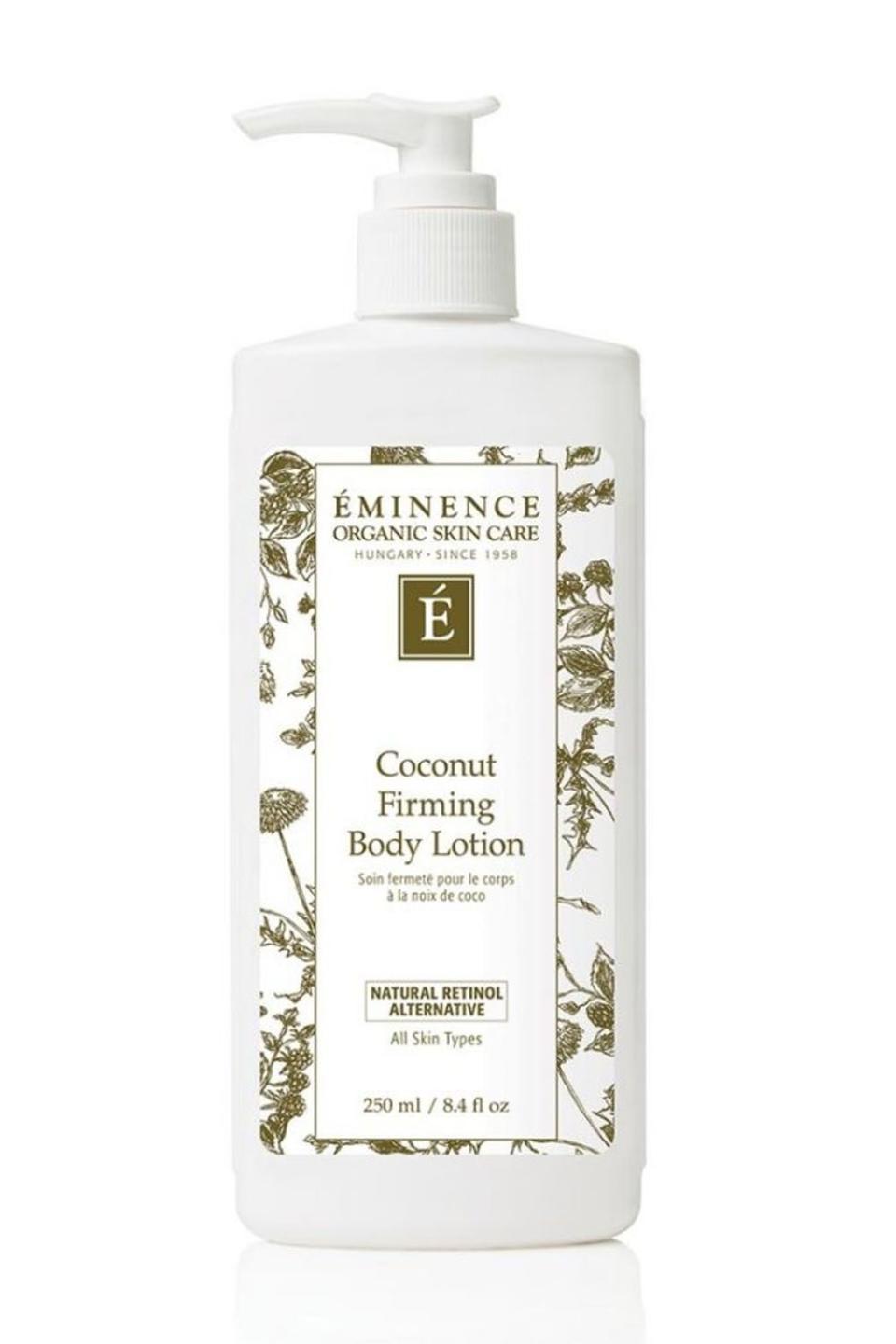 10) Eminence Organic Skin Care Coconut Firming Body Lotion