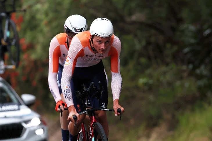 <span class="article__caption">The Dutch bring a deep squad to the elite men’s road worlds.</span> (Photo: Con Chronis/Getty Images)