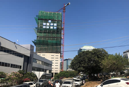 A Chinese construction project is seen in Port Moresby, the capital city of the poorest nation in the 21-member Asia Pacific Economic Cooperation (APEC), in Papua New Guinea, November 14, 2018. Picture taken November 14, 2018. REUTERS/Philip Wen