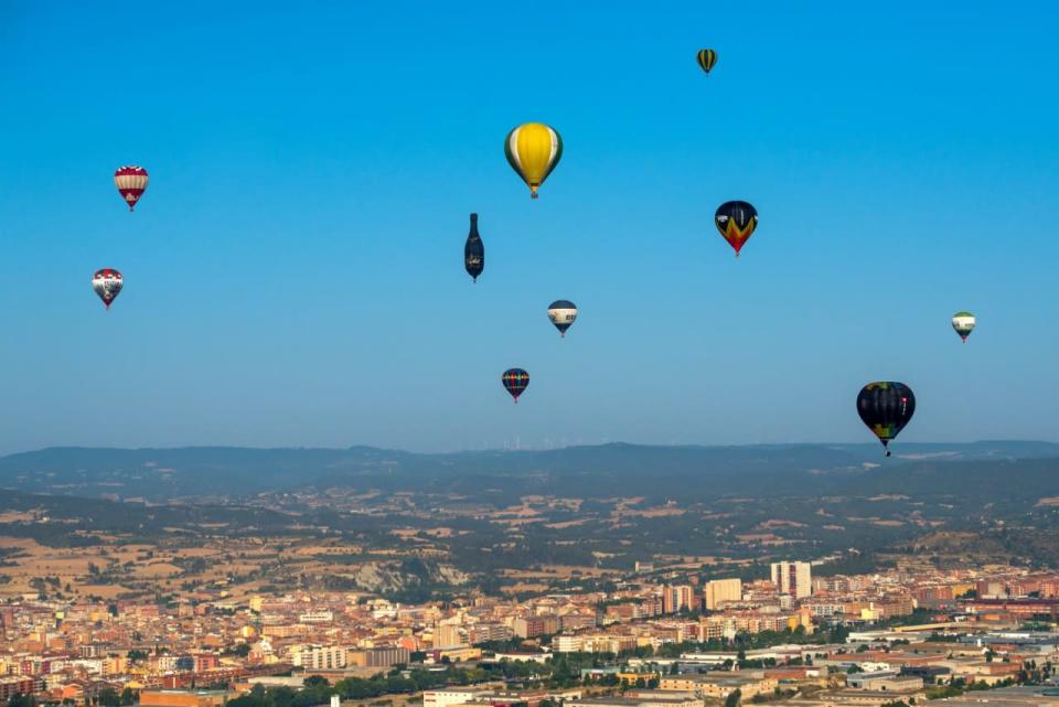 European Hot Air Balloon Festival in Igualada, Spain