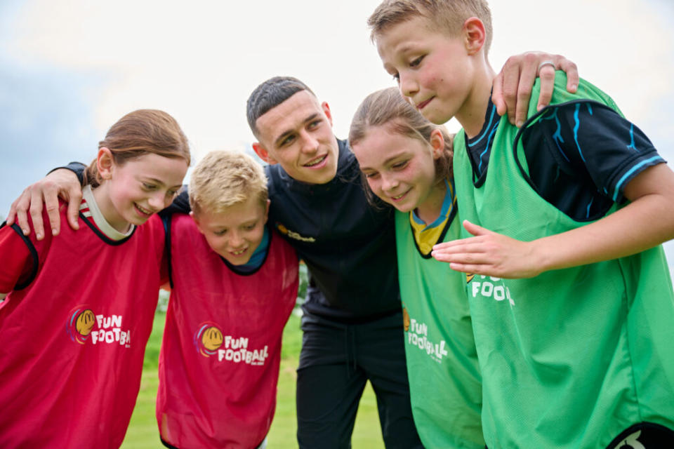 McDonald’s new ambassador, Manchester City and England player Phil Foden.